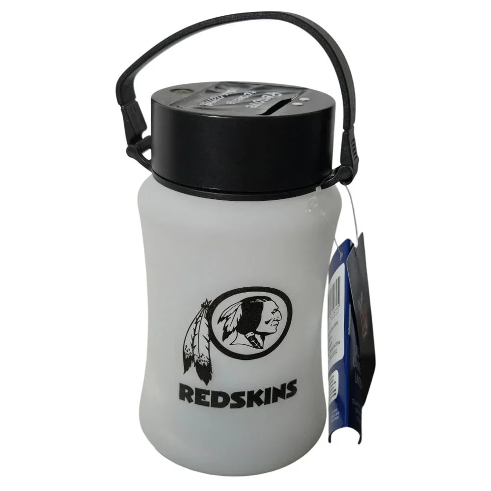 Firefly NFL Washington Redskins Commanders Frosted Silicone Solar Lantern